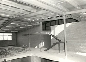 L.F.J.Hillman Recreation Building Interior under construction, c1984