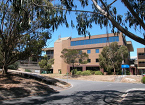 E.J. Barker Library from rear 