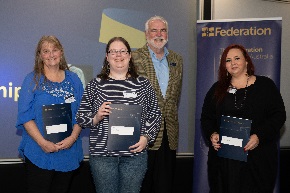 Staff Scholarships - TAFE - Wimmera - Sarah Harrison, Elayna Kinley, Bethany Ward