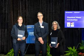 Gippsland Water Scholarships - Nicholas Johnson and Georgie Lambert