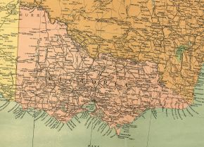 old map of victoria