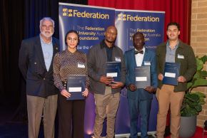 RJ Young Scholarships - Andoh Afful Tapedzwa Madzingira Jed McGaffin Louise Milburn