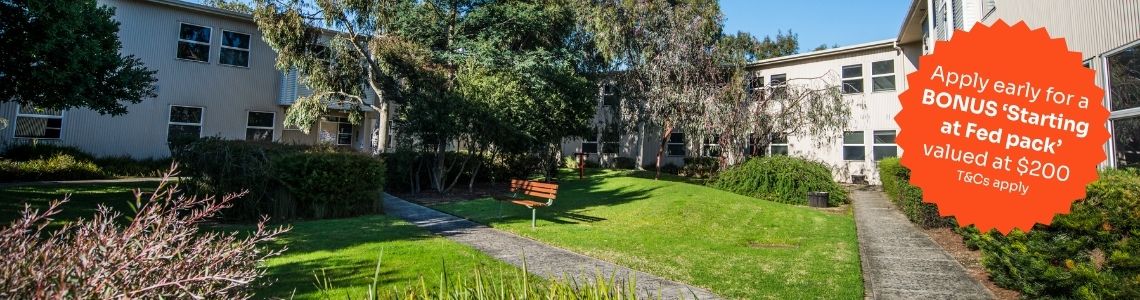 Berwick Campus offers ensuite or standard room options to students studying at the Berwick campus