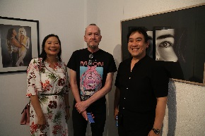 From left: Ms Carolyn Chong, Clayton Keefe and Mr Konfir Kabo