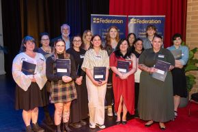 Foundation TAFE Scholarships -  Natasha Polanske, Libby Pring, Molly Walker, Natasha Nuttall, Grace Hilton, Gabriella Moutsos, Madeleine Mahon, Tara Lamb, Hannah Hinchliffe Ruth Grech Fintan Ryan, Sarah Nilson, Peta Boyd